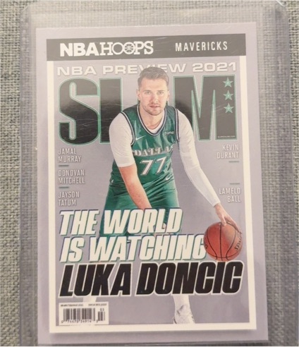 2021-22 Panini NBA Hoops Slam #230 Luka Doncic — front