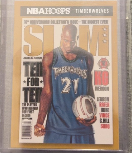 2020-21 Panini NBA Hoops #11 Kevin Garnett SLAM Cover Insert — front