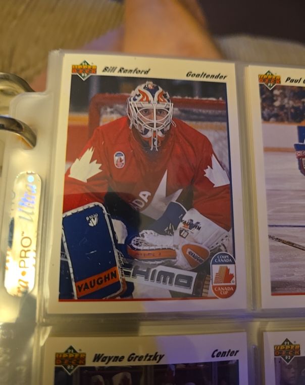 1991-92 Upper Deck #10 Bill Ranford Team Canada — front