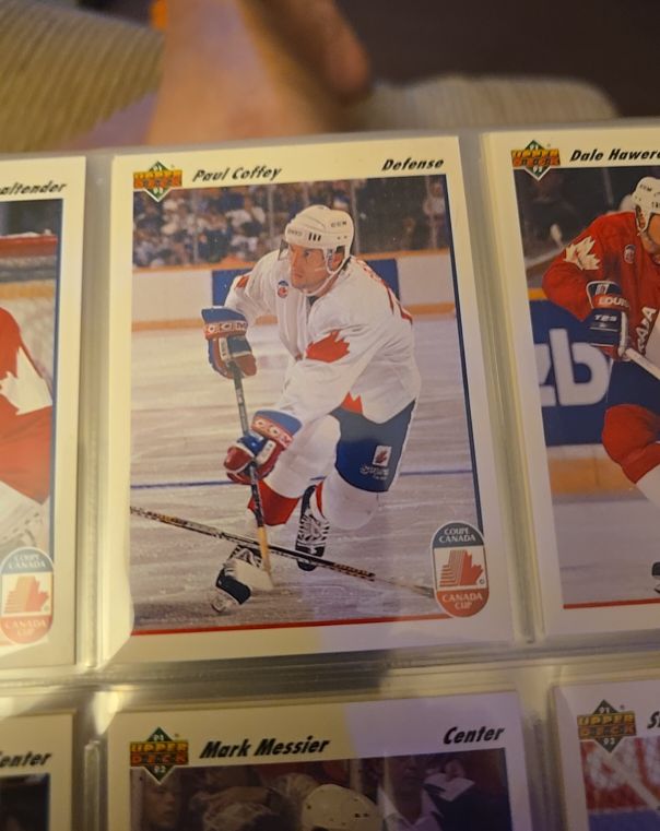 1991-92 Upper Deck #11 Paul Coffey Canada Cup — front