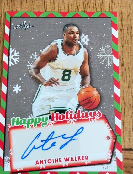 2022 Leaf Happy Holidays #HH-AW1 Antoine Walker — front
