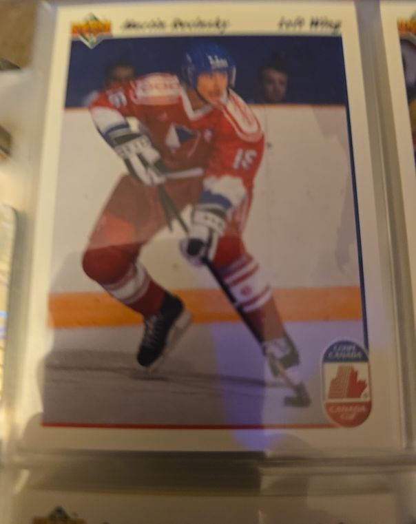 1991-92 Upper Deck #19 Martin Rucinsky Canada Cup Rookie — front
