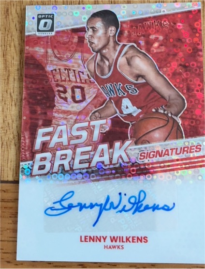 2022-23 Donruss Optic #FBS-LWK Lenny Wilkens Fast Break Signatures — front