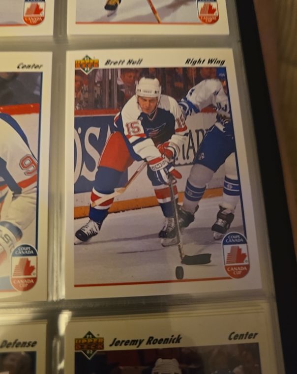 1991-92 Upper Deck Canada Cup #33 Brett Hull — front