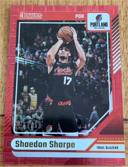 2024-25 Donruss #116 Shaedon Sharpe — front