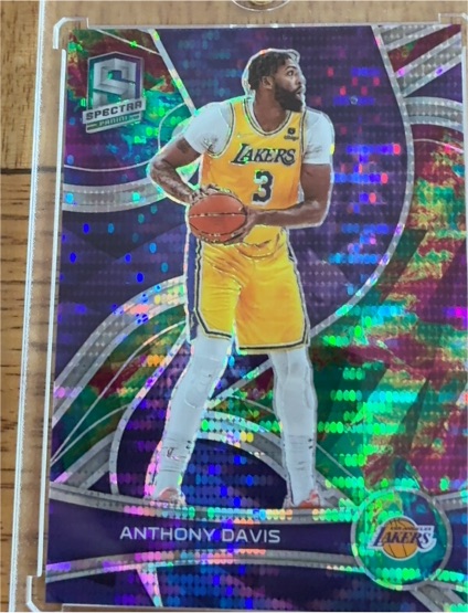 2021-2022 Panini Spectra #18 Anthony Davis — front