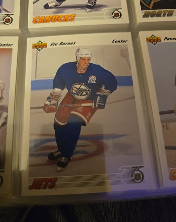 1991-92 Upper Deck #53 Stu Barnes — front