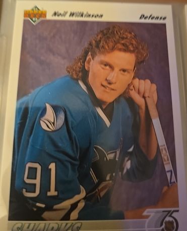 1991-92 Upper Deck #55 Neil Wilkinson — front