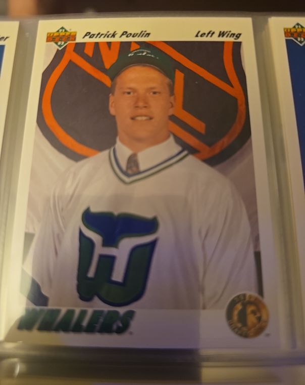 1991-92 Upper Deck #65 Patrick Poulin — front