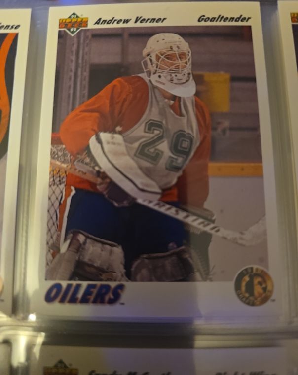 1991-92 Upper Deck #74 Andrew Verner — front