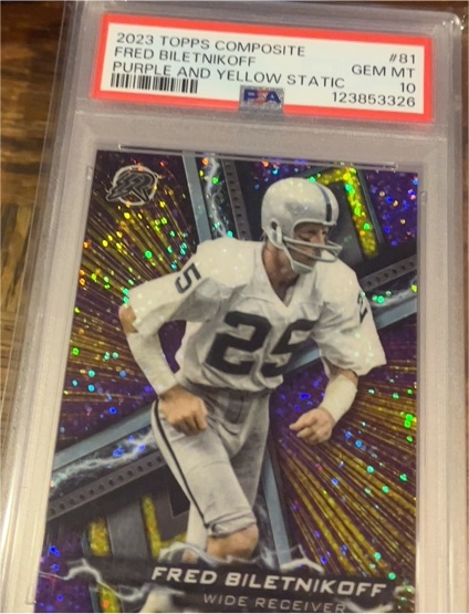 2023 Topps Composite #81 Fred Biletnikoff — front