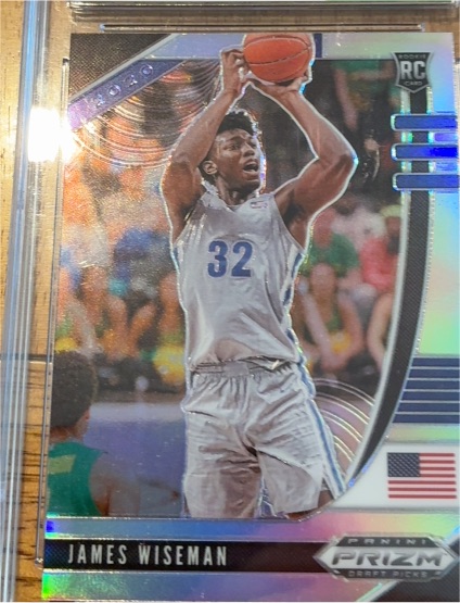 2020-21 Panini Prizm Draft Picks #42 James Wiseman — front