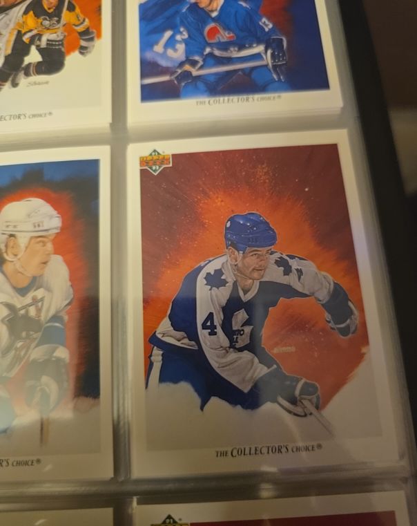 1991-92 Upper Deck #96 Dave Ellett — front