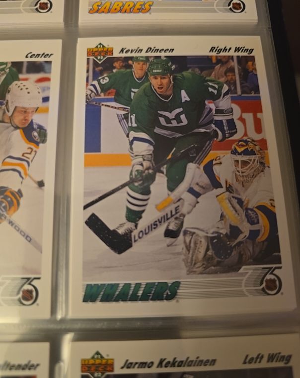 1991-92 Upper Deck #105 Kevin Dineen — front
