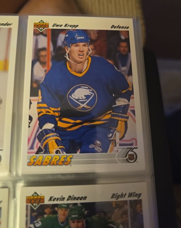 1991-92 Upper Deck #102 Uwe Krupp — front