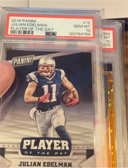2016 Panini #12 Julian Edelman Player of the Day — front