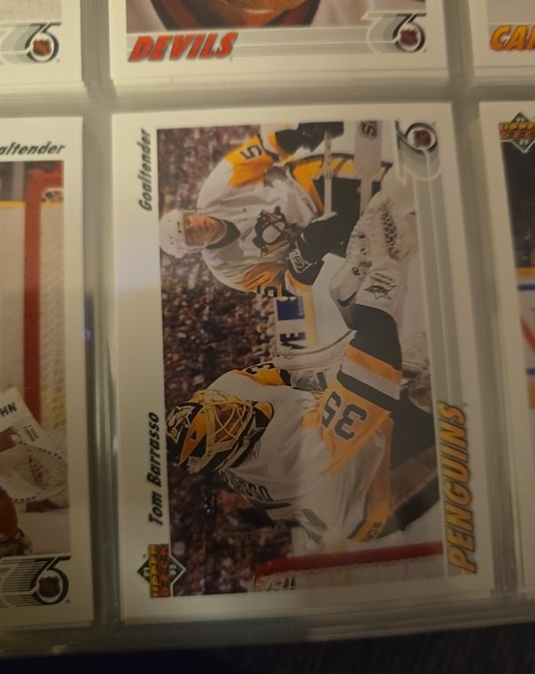 1991-92 Upper Deck #116 Tom Barrasso — front