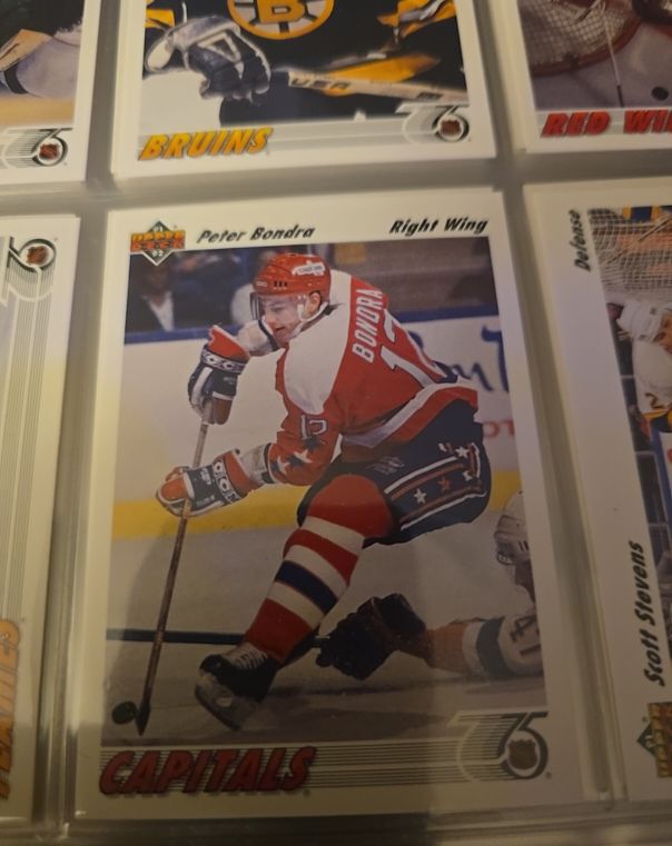 1991 Upper Deck #131B Peter Bondra — front