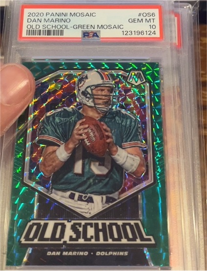 2020 Panini Mosaic #OS6 Dan Marino — front