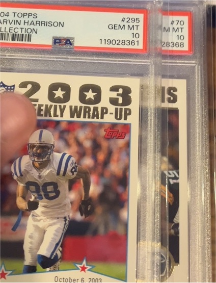 2004 Topps #295 Marvin Harrison — front