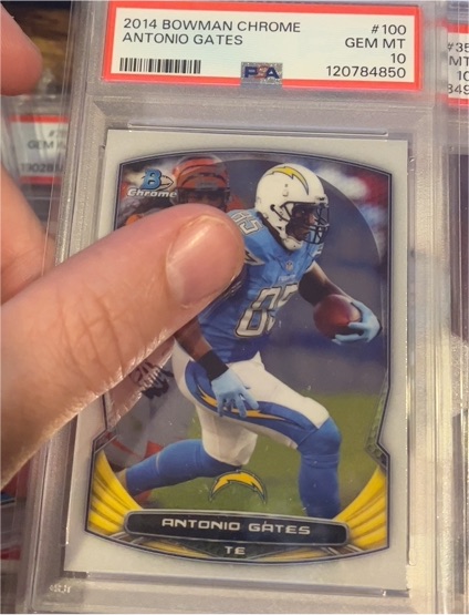 2014 Bowman Chrome #100 Antonio Gates — front