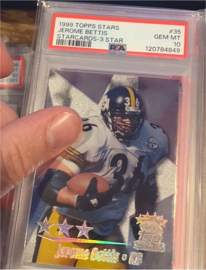 1999 Topps Stars #35 Jerome Bettis — front