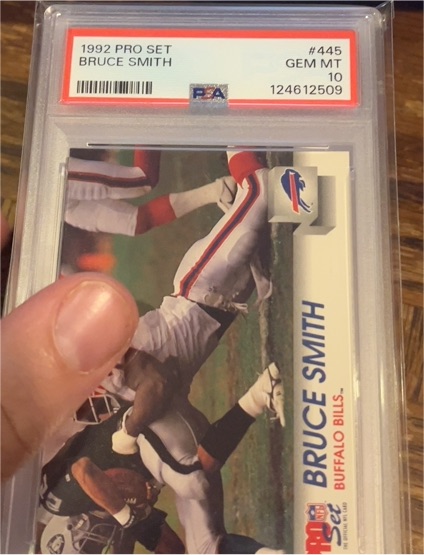 1992 Pro Set #445 Bruce Smith — front