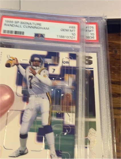 1990 SP Signature #25 Randall Cunningham — front
