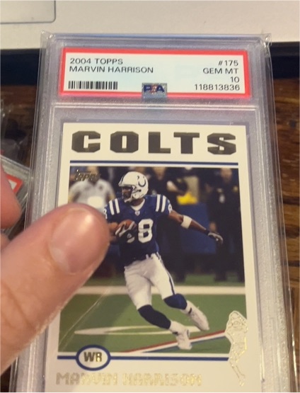2004 Topps #175 Marvin Harrison — front
