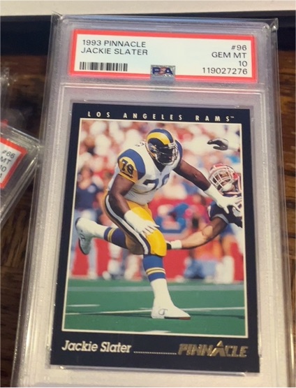 1993 Pinnacle #96 Jackie Slater — front