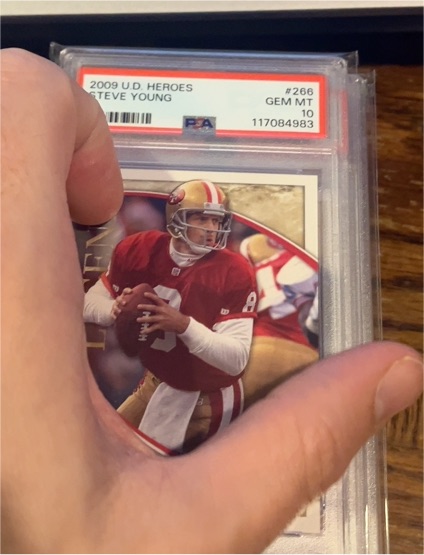 2009 Upper Deck Heroes #266 Steve Young — front