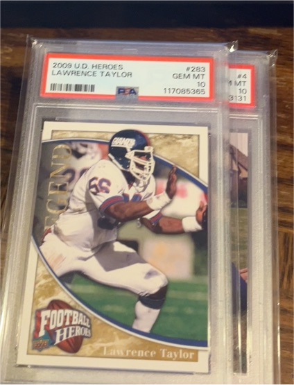 2009 U.D. Heroes #283 Lawrence Taylor — front