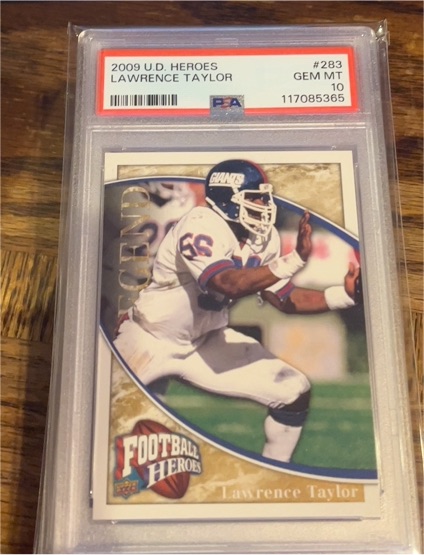 2009 Upper Deck Heroes #283 Lawrence Taylor — front