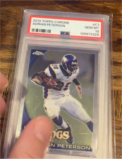2010 Topps Chrome #C1 Adrian Peterson — front