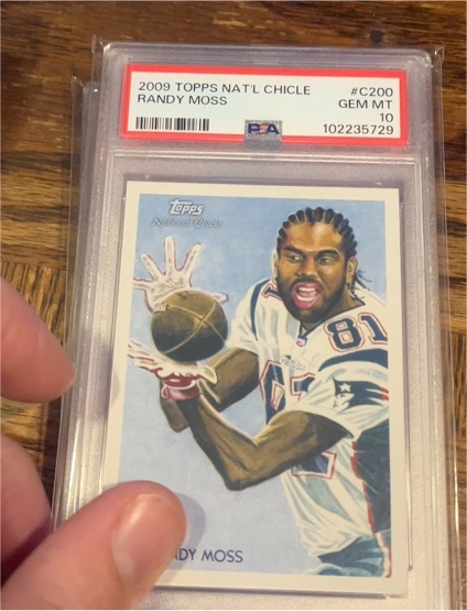 2009 Topps National Chicle #C200 Randy Moss — front