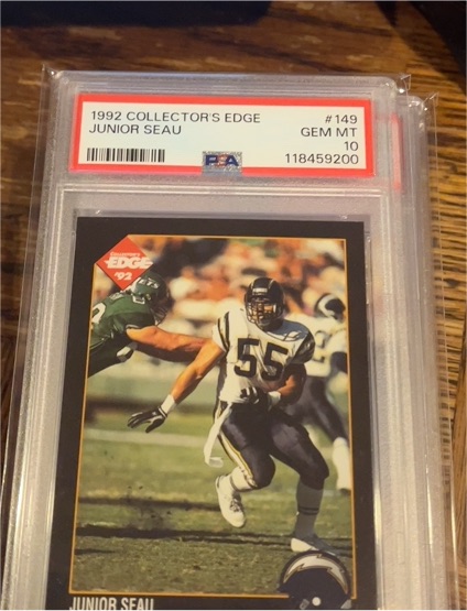 1992 Collector's Edge #149 Junior Seau — front