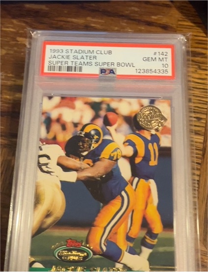 1993 Topps Stadium Club #142 Jackie Slater — front
