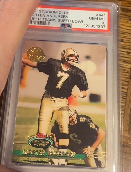 1993 Topps Stadium Club #441 Morten Andersen — front