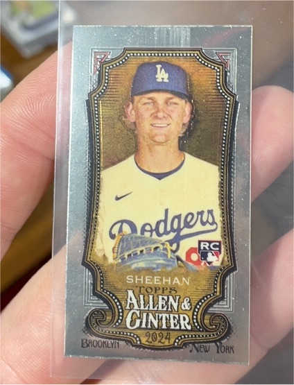 2024 Topps Allen & Ginter #19 Emmet Sheehan — front