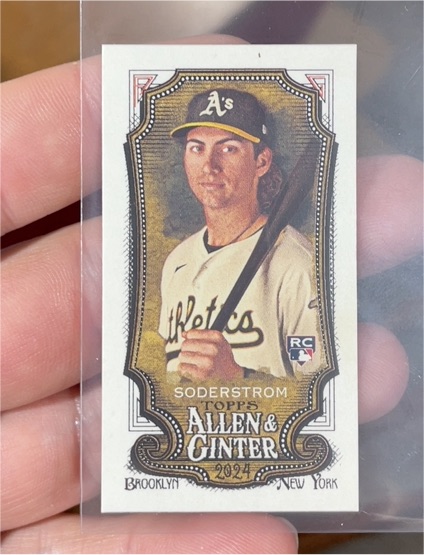 2024 Topps Allen & Ginter #35 Tyler Soderstrom — front