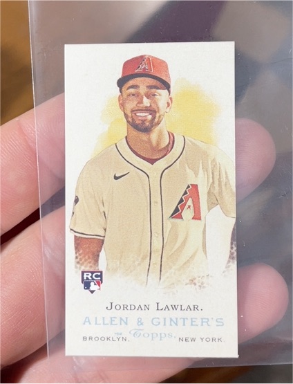 2024 Topps Allen & Ginter Mini Rookie Design #RD-4 Jordan Lawlar — front