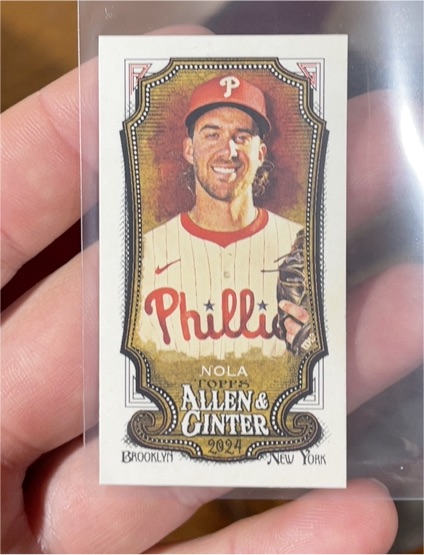 2024 Topps Allen & Ginter #334 Aaron Nola — front