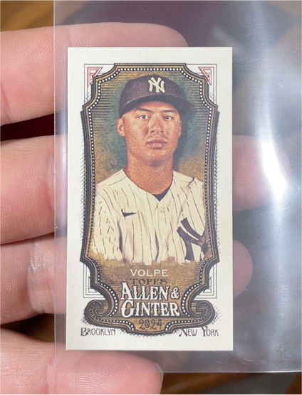 2024 Topps Allen & Ginter Mini #11 Anthony Volpe — front