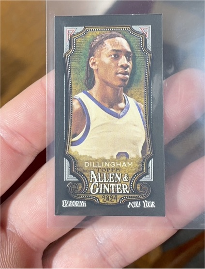 2024 Topps Allen & Ginter Mini #221 Rob Dillingham — front