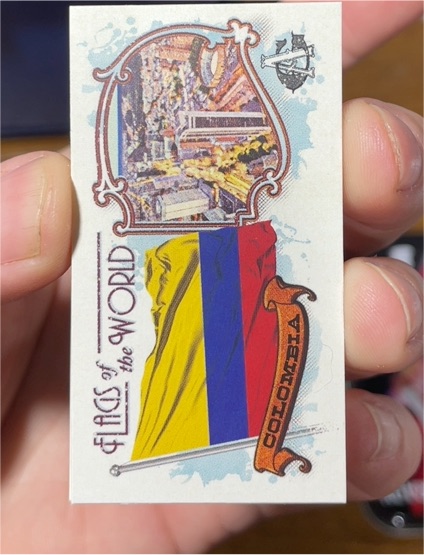 2024 Topps Allen & Ginter Flags of the World Mini #FOTW-28 Columbia — front