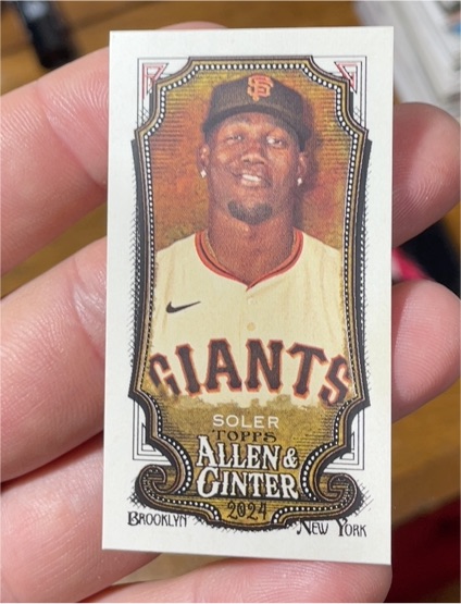 2024 Topps Allen & Ginter Mini #139 Jorge Soler — front
