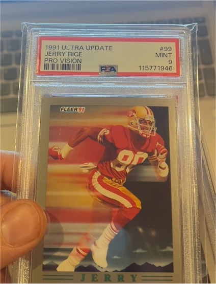 1991 Fleer Ultra Update #99 Jerry Rice — front