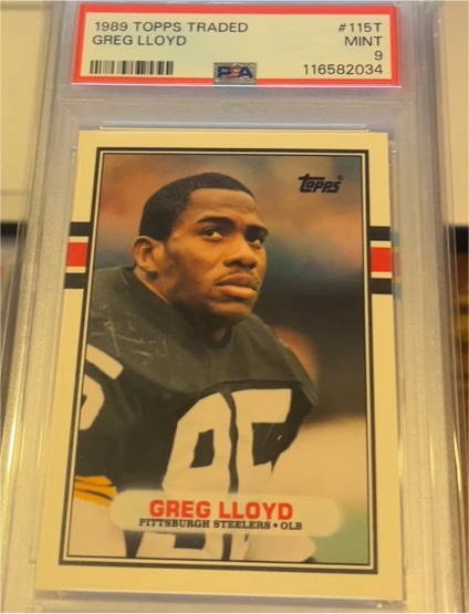 1989 Topps Traded #115T Greg Lloyd — front