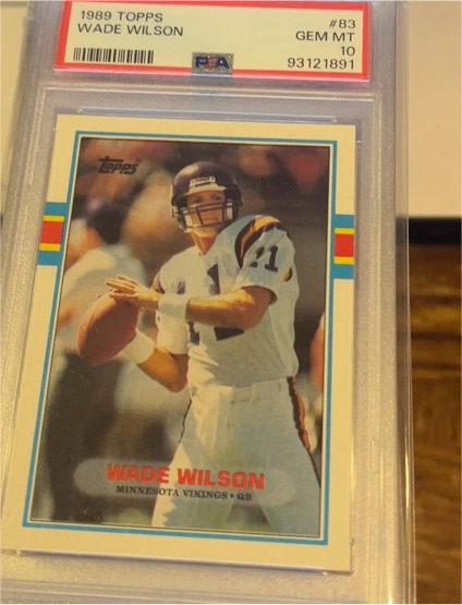1989 Topps #83 Wade Wilson — front
