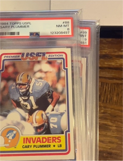 1984 Topps USFL #88 Gary Plummer — front